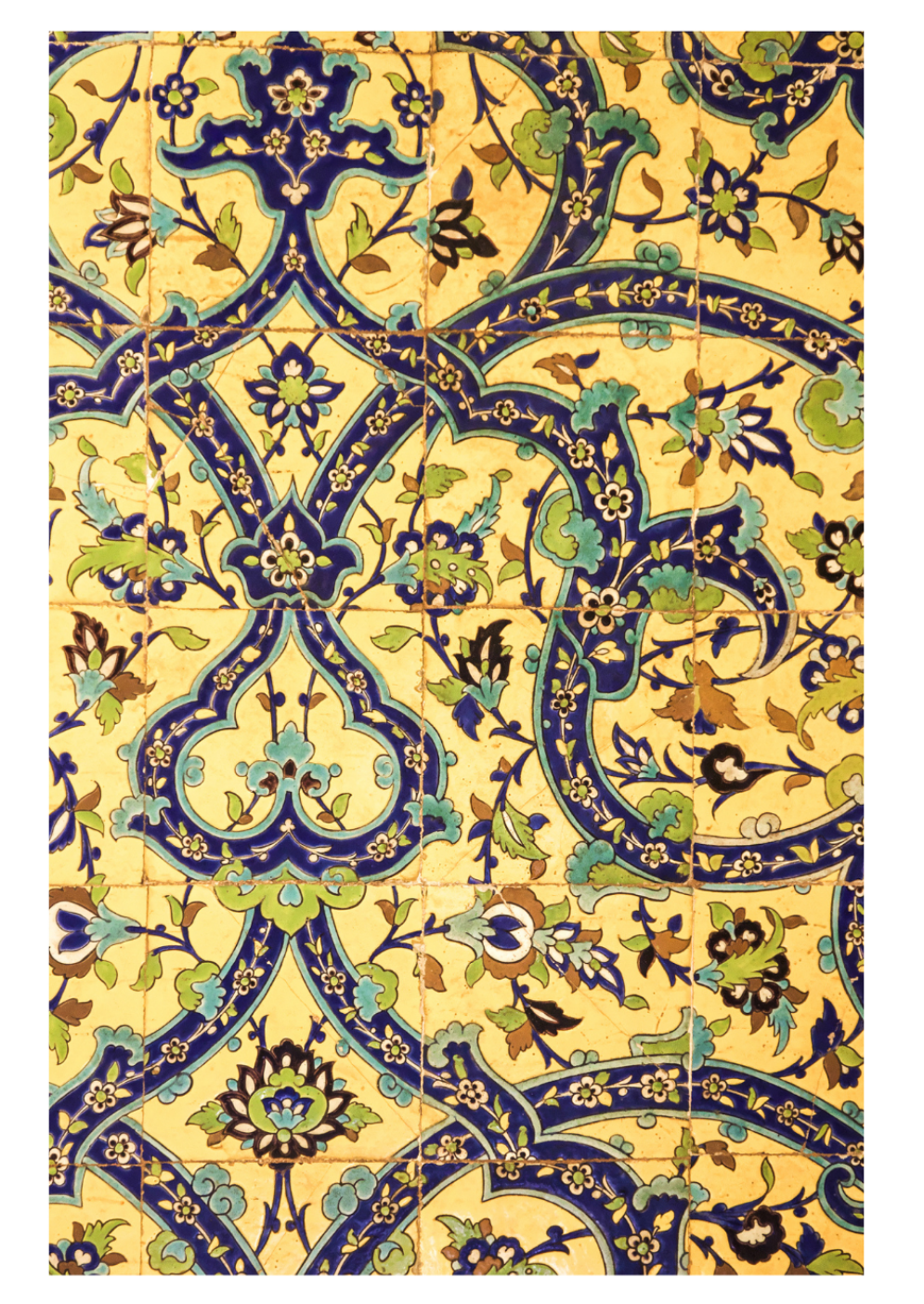 کارت پستال کاشیکاری ایرانی | Persian Tiles Card