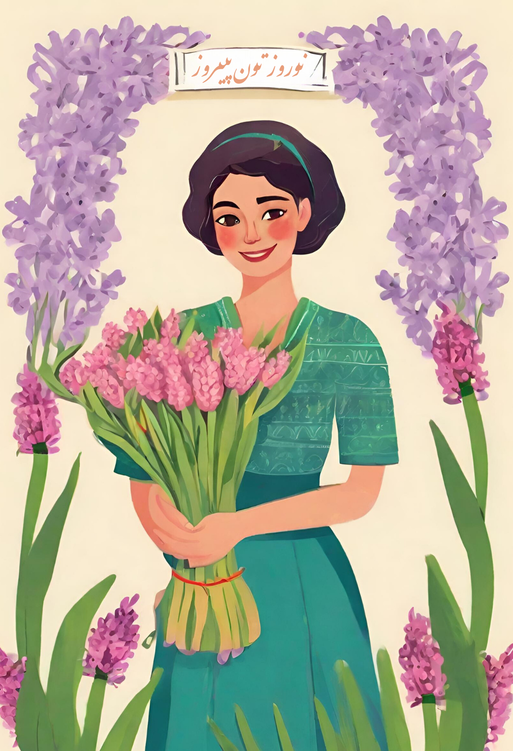 کارت پستال نوروزی | Nowruz greetings card