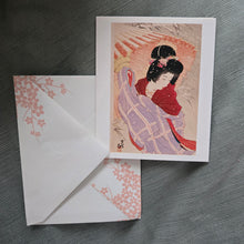 Load image into Gallery viewer, کارت هنر ژاپنی: طوفان برف | Japanese Art Card: Fubuki