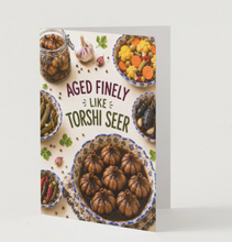 Load image into Gallery viewer, Persian Pantry Greetings: Aged Finely Like Torshi Seer
