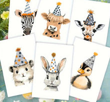 Load image into Gallery viewer, کارت تولد حیوانات | Animal Happy Birthday Card
