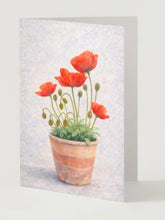 Load image into Gallery viewer, Poppy Card | کارت شقایق
