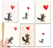 Load image into Gallery viewer, کارت تبریک راکون مهربون کانادا | Raccoon Greeting Card
