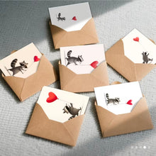 Load image into Gallery viewer, کارت تبریک راکون مهربون کانادا | Raccoon Greeting Card
