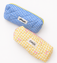 Load image into Gallery viewer, جامدادی چهارخونه | Plaid Pencil Case
