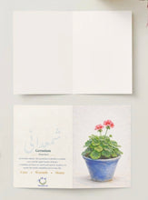 Load image into Gallery viewer, Geranium Card | کارت گل شمعدانی
